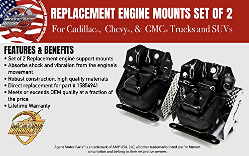 3 Engine+Motor+Mount+Set+2007+2014