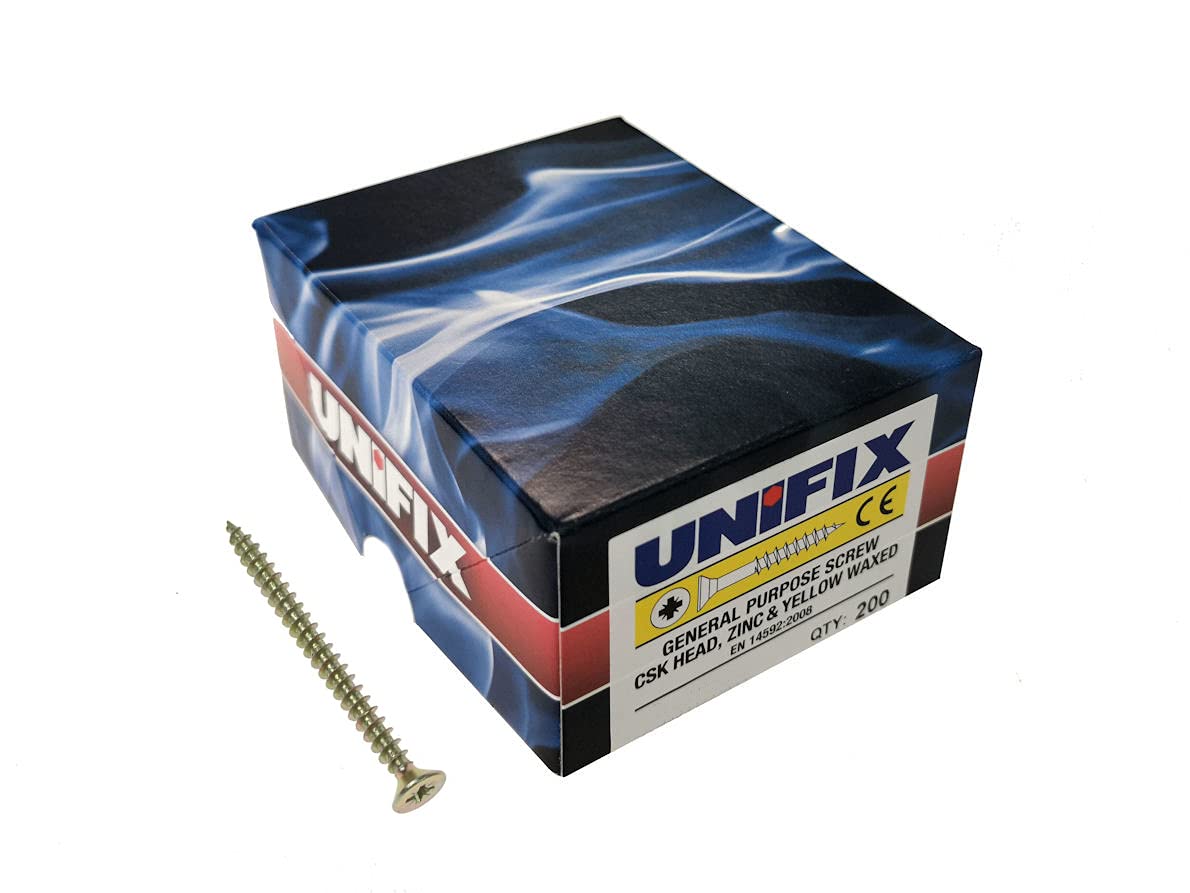 Unifix Chippy Wood Screws (5.0x75mm (100))