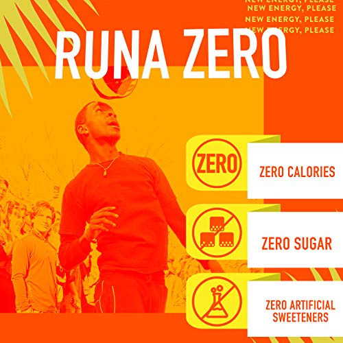 Organic Clean Energy Iced Tea Drink by RUNA ZERO, Variety Pack