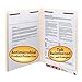 Smead End Tab Fastener File Folder with Antimicrobial Product Protection, Shelf-Master Reinforced Straight-Cut Tab, 2 Fasteners, Letter Size, Manila, 50 per Box (34116)