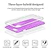 iPhone 7 Plus Case, Hanlesi Shiny Gradient Bling Cover Protective Case for Apple iPhone 7 Plus 5.5 inch, Purple