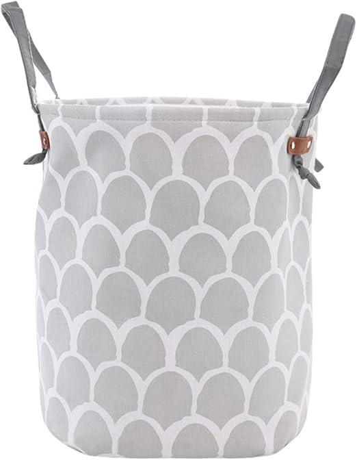 Amazon Com Fieans Collapsible Large Laundry Basket Round Canvas