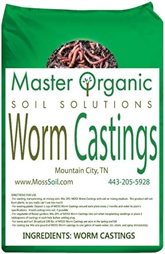 Premium Worm Castings - Master Organic Soil Solutions 18 lb Bag
