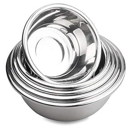 Ø 39cm Salatschüssel Schüssel Schale Backschüssel Edelstahl Rührschüssel Küchenschüssel