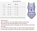 Inorin Women’s Sexy High Waist Black Stripe Printed One Piece Swimsuits Beach Wear