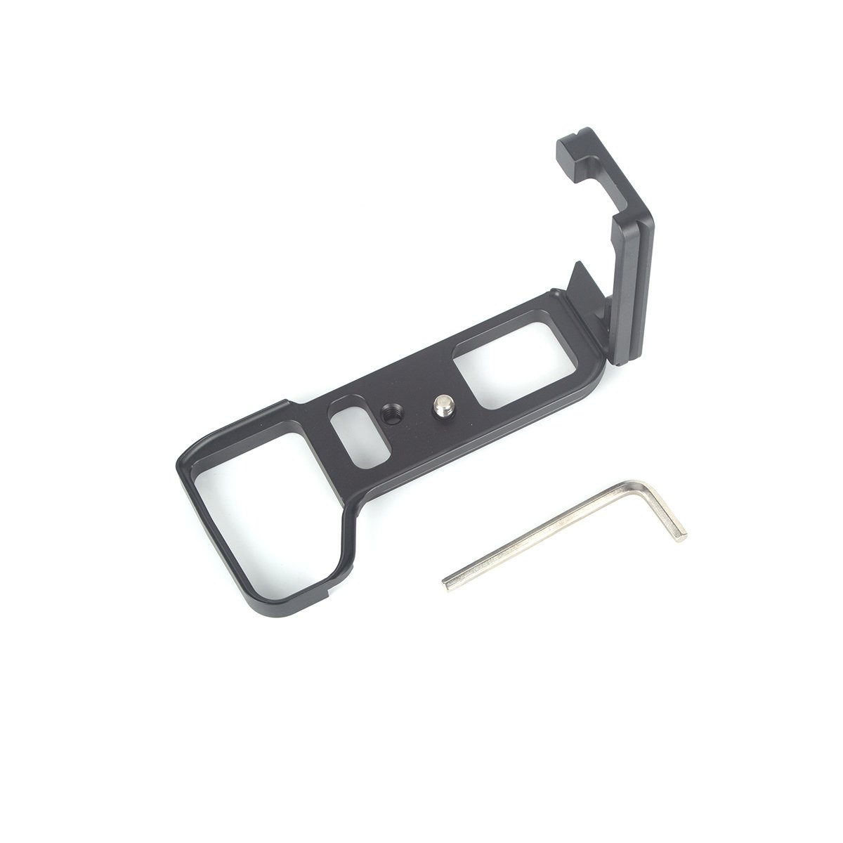 Black Metal Quick Release QR L Plate   Vertival Camera Flash Bracket Grip Hand Grip For Sony A7RIII R3 A9 ILCE-7RM3 RRS by FLORATA