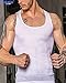 Shaxea Mens Slimming Body Shaper Gynecomastia Vest Shirt Tank Top Compression Shirt, Tummy Control Shapewear for Men（M,White）
