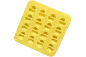 Craft Mold – 16-Cavity Duck-Shaped Silicone Mold for DIY Crafts, Resin Art, Soap Making & Candle Making Projects,Yellow