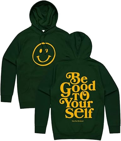 smiling face hoodie
