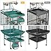 Yaheetech 62-inch Wrought Iron Rolling Large Bird Cages for African Grey Mid-Sized Parrots Cockatiels Sun Parakeet Green Cheek Conure Lovebird Budgie Bird Cage with Stand (Renewed)thumb 2