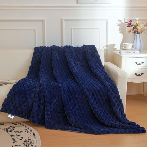 XeGe Bubble Faux Rabbit Fur Blanket