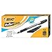 BIC Z4CV11-BK Roller Glide Deco Roller Pen, Black, 12-Count