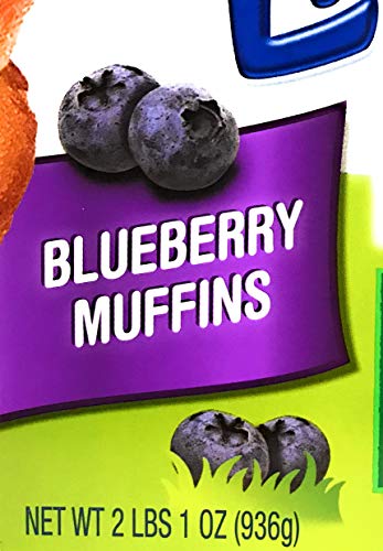 || Entenmann's | Little Bites | Blueberry Muffins | 2 LBS 1 OZ | 936g | 20 Pouches 80 Muffins |Delicious | Yummy |Tasty | 1 Box || - Thumbnail 3