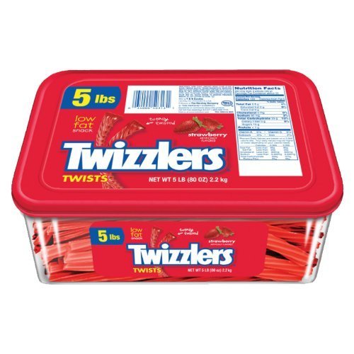 Twizzlers Sugar Free Twists Strawberry 5ounce Bags Pack Of 12 from