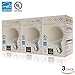 TORCHSTAR G25 LED Globe Light Bulbs, 5.5W Equivalent 60W, 500LM Dimmable, UL & Energy Star Listed, 2700K Soft White, Round Vanity Light Bulbs, Damp Rated, E26 Base, Pack of 3