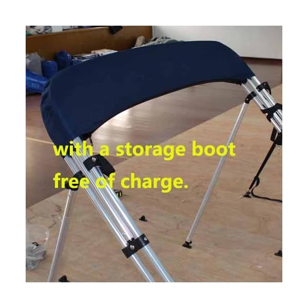 RockyMRanger-4-Bow-Boat-Bimini-Top-Sun-Canopy-Cover-8-ft-Length-79-84-Beam-YB4N1