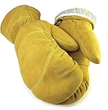 Northstar Mens Deerskin Buttersoft Mit Tan Removable Liner 4