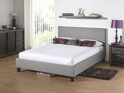 Snuggle Beds Newbury Light Grey 5' King Size Fabric Beds