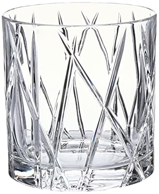 Orrefors City 10.9 Ounce Double Old Fashioned Glass, Set of 4