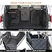 Mpow Dog Car Seat Covers with Mesh Visual Window, More Durable Scratchproof Dog Seat Cover for Back Seat with 2 Dog Seat Belts & Storage Pockets, Non-Slip Washable Dog Car Hammock for Different Cars