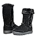 DREAM PAIRS Women's Winter Snow Heavy Fur Lining Slip on Casual Fashion Cold Weather Boots