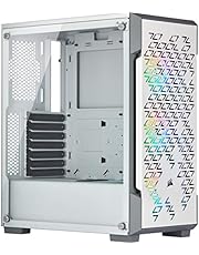 Corsair iCUE 220T RGB Airflow Tempered Glass Mid-Tower Smart Case, White
