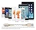 LTI-DIRECT iPhone iPod iPad Charger Cable 3 Pack 6.5ft Certified 8 Pin Nylon Braided Sync Charger Data Transfer For iPhone 7 7S Plus SE 6 6S Plus 5S 5C 5 iPod 5 7 iPad Pro Air (Gold)
