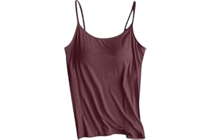 Sdwingk Womens Tops with Built in Bras Padded Shelf Bra Shirt Plus Size Underwear Yoga Athleic Shirts Casual Workout Tank Top
