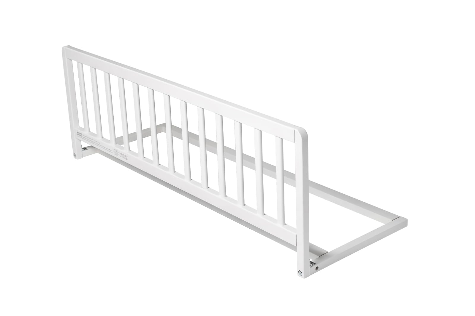 Safetots Wooden Bed Guard, White, 38cm High x 110cm Wide, Toddler Bedrail for Safety, Secure Child Bed Rail, Pre-Assembled, Easy Installation