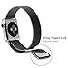 Apple Watch Band , Swees 42mm Milanese Loop Stainless Steel Bracelet Strap Replacement Wrist Band with Unique Magnet Lock for Apple Watch Series 2 (2016) / Series 1, No Buckle Needed, Black