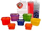 Xccelalife Diet & Weight Loss Portion Control Containers- 7 Colored Portion Control Containers in Set with Professional Diet Program eBook (.pdf/ Kindle App).