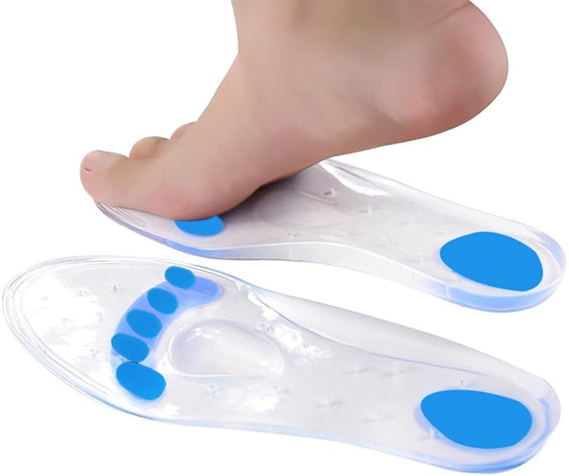 WUHUSHID Silicone Insoles Plantar Fasciitis Shoe Inserts WUHUSHID Silicone Insoles Plantar Fasciitis Shoe Inserts