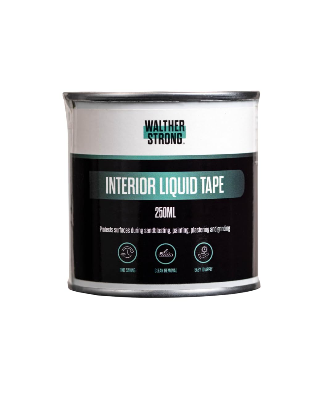 Walther Strong (250ml Interior Liquid Masking Tape. Simple Application, Easy Peel Painters Masking Tape. No Residue For Interior Use. Peelable Masking Tape For Painting, Removable Masking Fluid