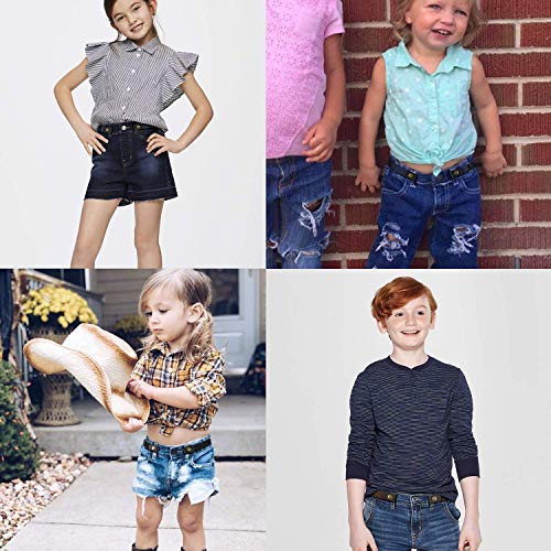No Buckle Stretch Belt for Child Boys and Girls Buckle Free Kids Belt Up to 24 Inches