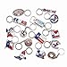 Texas Bundle Souvenir Gift Keychain 15 Pack-Texas Cowboy,Texas Lone Star on Texas State Map, Don't Mess with Texas, I Love Texas, Longhorn, Texas Seal, Texas Bottle Opener, Texas Cowboy Boot & More