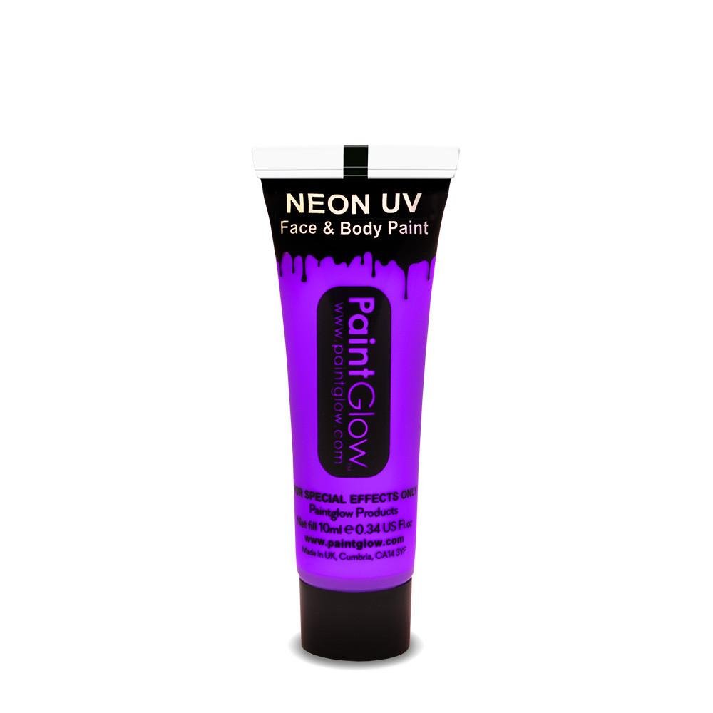 PaintGlow, Neon UV Face & Body Paint, Violet, 13ml