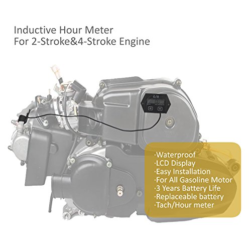 4 Timorn+Replaceable+Waterproof+Tachometer+Motorcycle