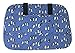 Vera Bradley Medium Traveler Bag in Playful Penguins Blue