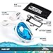 Snorkel Mask Full Face for Kids and Adults - Anti-Fog and Anti-Leak Easybreath Snorkeling Gear - Dive Scuba Mask with 180 Panoramic View and 4 Bonus Items as Snorkel Set (White-Blue, S/M)