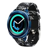 20mm Quick Release Watch Soft Silicone Band for Samsung Gear Sport/Samsung Galaxy Watch 42mm/for Garmin VivoActive 3/ Ticwatch 2/ Ticwatch E/Amazfit Bip Smart Watch