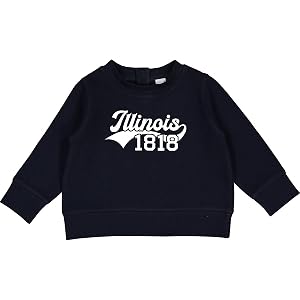 inktastic Illinois 1818 Baby Sweatshirt