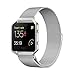 Andyou Fitbit Blaze Band with Frame, Stainless Steel Replacement Adjustable Band with Metal Frame for Fitbit Blaze Women Men,Silver