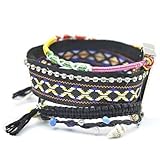 Nierstein ZX Fashion Eyes Woven Alloy Buckle Hipanema Bracelet