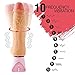Vibrating Dildo-G spot Vibrater with 10 Vibrations Speed Rechargeable Penis for Women and Couple Orgasm, Silicone Realistic Dildo Sex Toy for Vaginal G spot& Anal Play