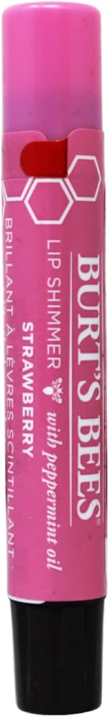 Burt's Bees 100% Natural Lip Shimmer Strawberry 2.6g view 3