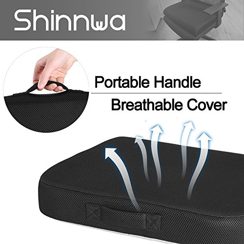 Shinnwa Seat Cushion for Office Chair, Wheelchair Seat Cushion Pad