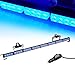 V-SEK LED Hazard Emergency Warning Tow Traffic Advisor Flash Strobe Light Bar with Cigar Lighter and Suction Cups (35.5
