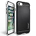 Spigen Neo Hybrid iPhone 7 Case with Flexible Inner Protection and Reinforced Hard Bumper Frame for iPhone 7 2016 - Satin Silver