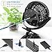 OPOLAR Battery Clip on Fan, Powered by USB or 2200mAh Rechargeable Battery, 360 Adjustable Wind, Personal Clip or Desk Fan with 3 Speeds, Multi Versatile for Hurricanes, Car, and Outdoor