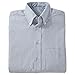 Ed Garments Women's Button Down Oxford Shirt, BLUE STRIPE, Large